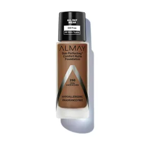 ALMAY - Skin Perfecting Comfort Matte Foundation Cool Cappuccino 250 - 1 fl oz (30 ml)