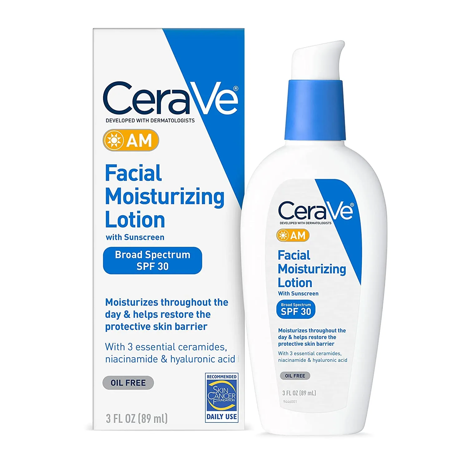CERAVE SPF30 FACIAL MOISTURIZING LOTION AM 3 Oz