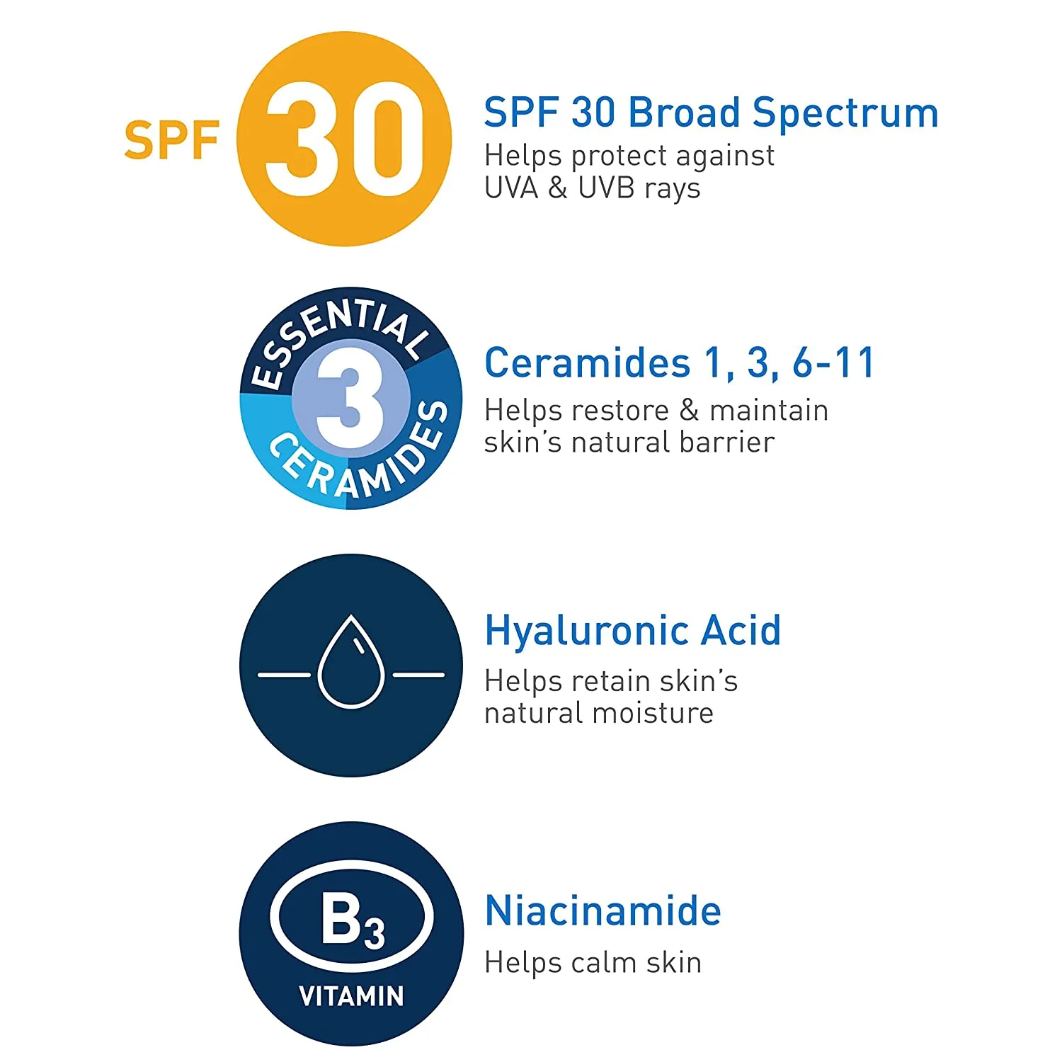 CERAVE SPF30 FACIAL MOISTURIZING LOTION AM 3 Oz