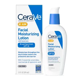 CERAVE SPF30 FACIAL MOISTURIZING LOTION AM 3 Oz