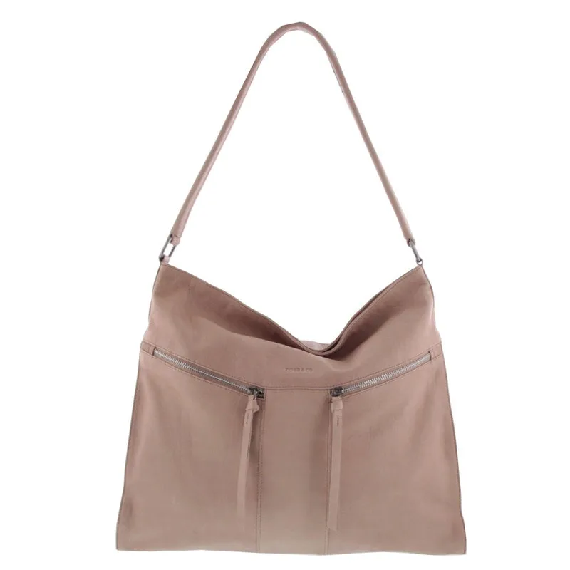 Cobb & Co - Modbury Leather Hobo - Blush