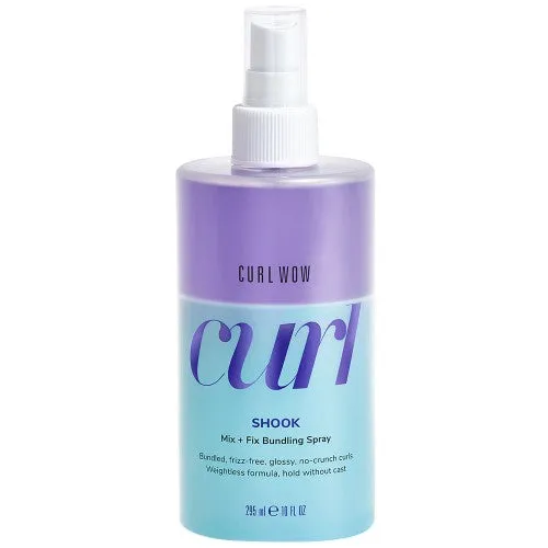 Curl Wow Shook Mix   Fix Bundling Spray