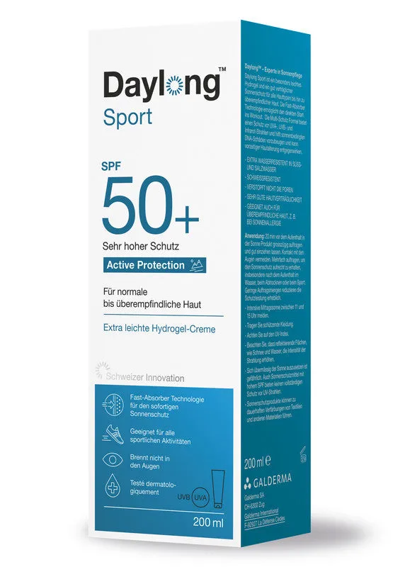 Daylong - (200ml) Sport Active Protection Hydrogel Cream Sunscreen SPF 50 