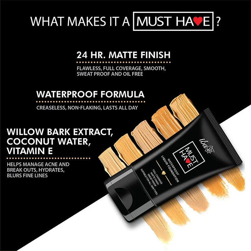 Iba Must Have Waterproof Liquid Foundation - Cool Vanilla