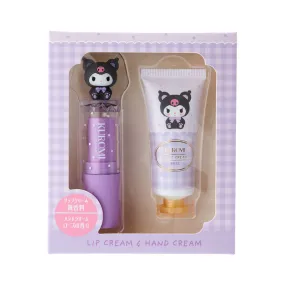 Japan Sanrio - Kuromi Lip Balm & Hand Cream Box Set (Bear Motif)
