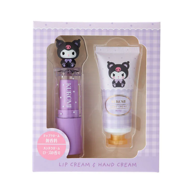Japan Sanrio - Kuromi Lip Balm & Hand Cream Box Set (Bear Motif)