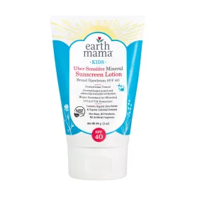 Kids Uber-Sensitive Mineral Sunscreen Lotion - SPF 40