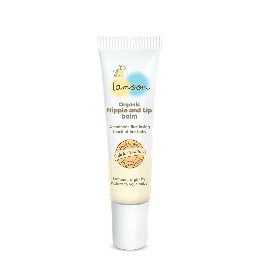 Lamoon Organic Nipple And Lip Balm 10g
