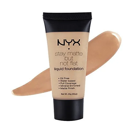 NYX Stay Matte But not Flat Foundation Liquid, Caramel, 35ml