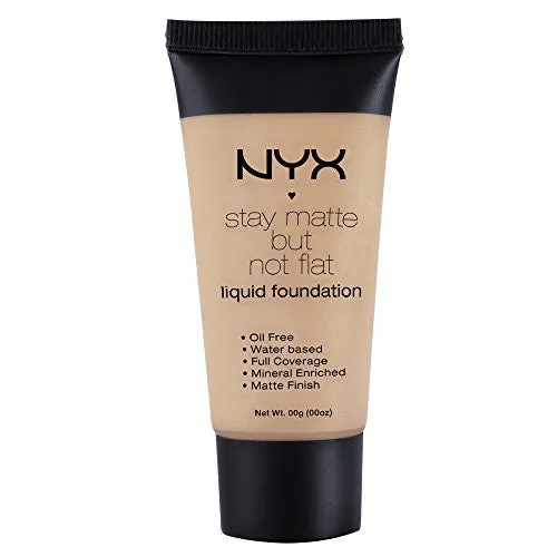 NYX Stay Matte But not Flat Foundation Liquid, Caramel, 35ml