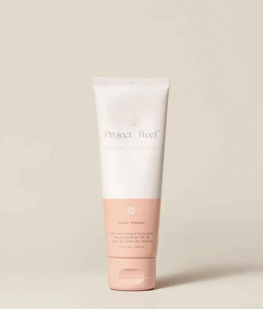 PROJECT REEF SPF 30 MINERAL SUNSCREEN LOTION 3.4 OZ TUBE