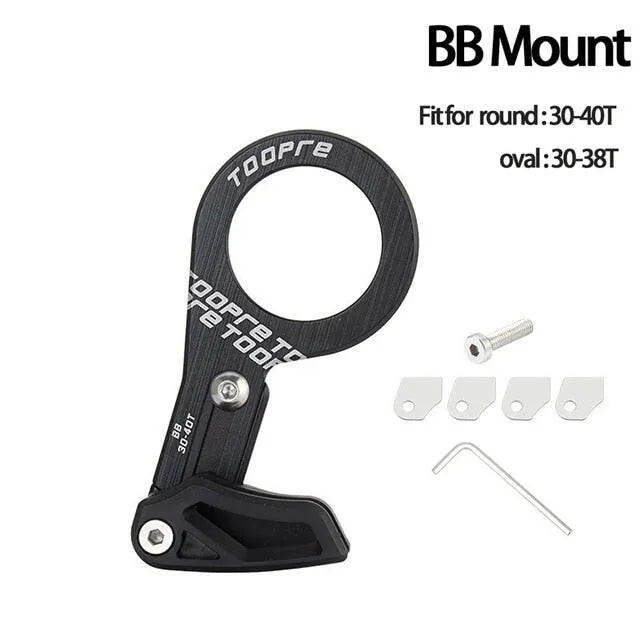 TOOPRE MTB Bicycle Chain Guide 1X System Mountain Bike Single Chain Ring Crank Drop Catcher ISCG 03 ISCG 05 BB mount 7075 CNC