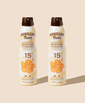 Weightless Hydration Clear Spray SPF 15 - 2 Pack